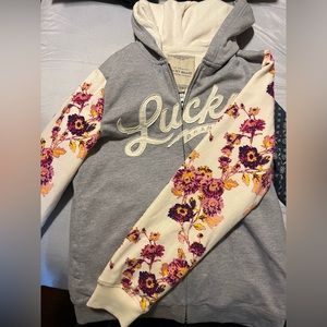 Lucky Brand Zippered Jacket Kids Size: L(14/16)